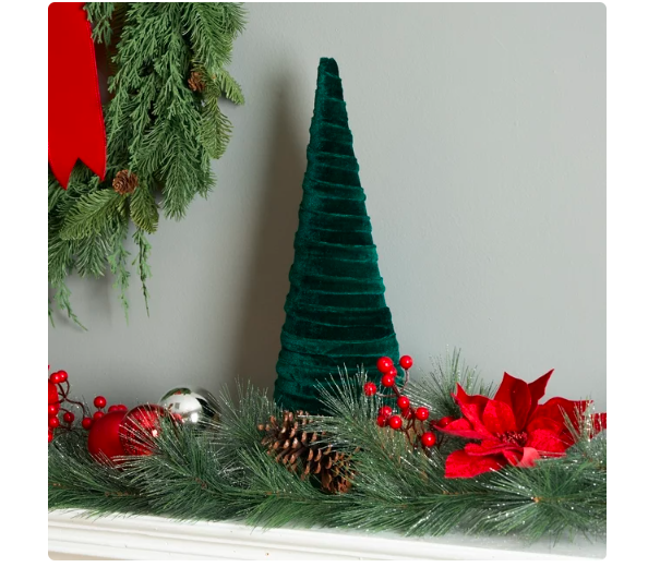 My Texas House Velvet Tree Decoration, Green, 16 inch, .31 lb. - Amado Deals - wholesale and distributors with free shipping in United States My Texas House Velvet Tree Decoration, Green, 16 inch, .31 lb. - Amado Deals - wholesale and distributors with free shipping in United States